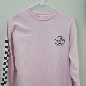 Van's pink long sleeve